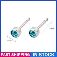 Home Ear Piercing Kit White Self Tool with Disposable Plug & Ear Studs