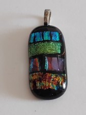 dichroic glass pendant