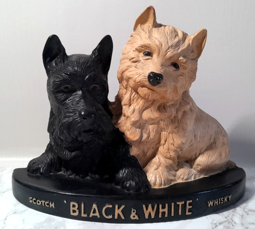 Antique black white - black,