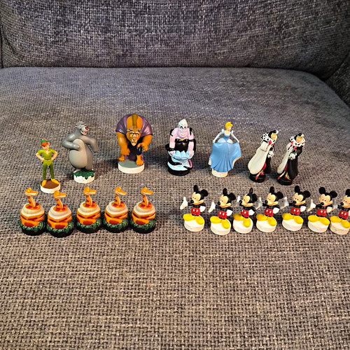 Disney chess figures