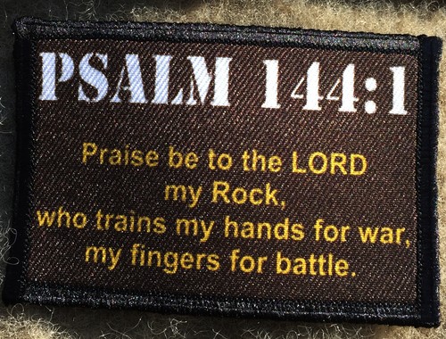 Psalm 144 morale patch - 144:1,