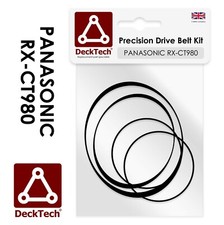 DeckTech Replacement Belts for Panasonic Portable Stereo RX-CT980 RXCT980 CT980