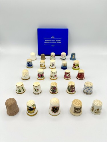 Lot franklin mint thimbles - franklin,