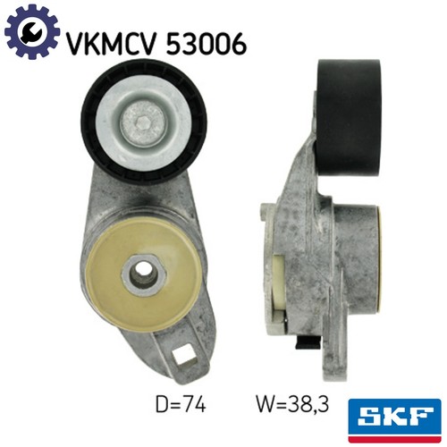 Belt tensioner vribbed - belt,
