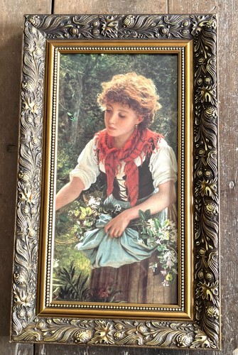 Ornate gilt picture - ornate, frame