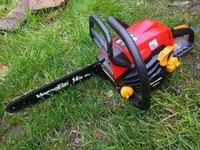 Homelite HCS3335A Petrol Chainsaw fires but sold for spares or repair