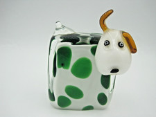 GLASS 'PEPPERMINT THE DOG'. PS PORTMEIRION STUDIO ROB SCOTTON's SCULPTURE