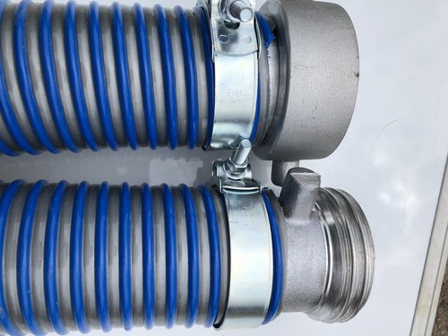Vacuum tanker waste water hose - tanker,