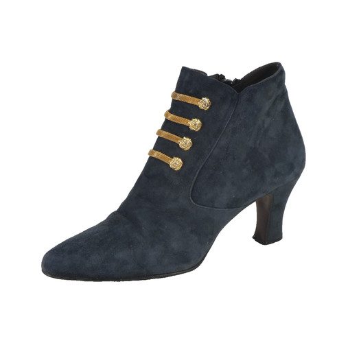 Victorian style boots suede - victorian,