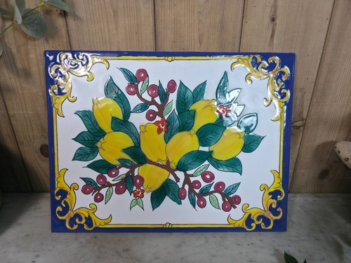 Italian ceramic hand - italian, painted