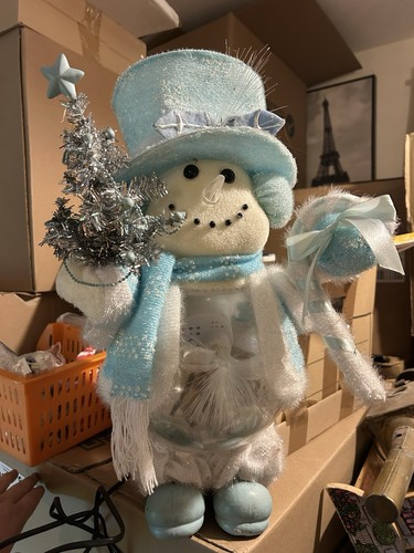 Vintage snowman decoration - vintage,