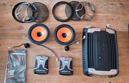 Hertz speakers and - amp,, he4