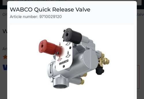 Wabco truck quick release - quick,