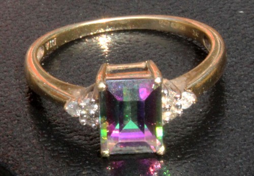 Mystic topaz natural diamond - natural,