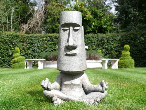 Easter island moai - easter, garden