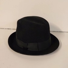 GODFATHER Vtg Wool Fedora Hat