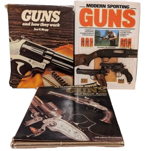 Gun books antique hardback - gun,