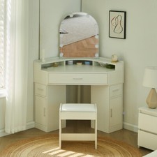Corner mirror dressing table - corner,