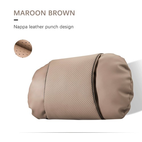 Light brown leather car seat - brown,