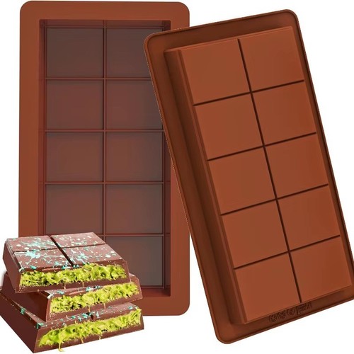 Silicone chocolate bar slab - chocolate,