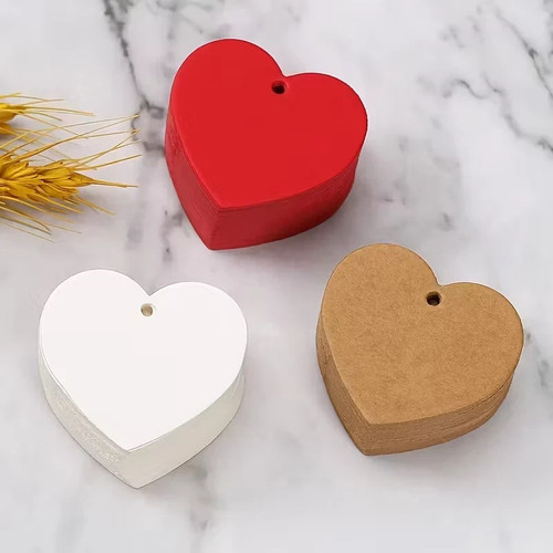 100 heart shaped - heart, kraft