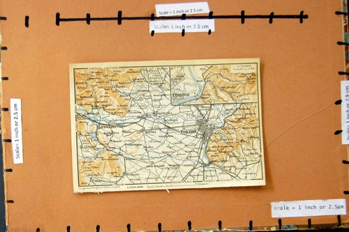 Original old vintage - original, map