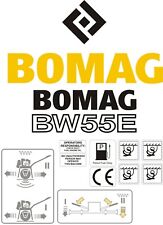 Bomag BW55E Roller Decal Set.