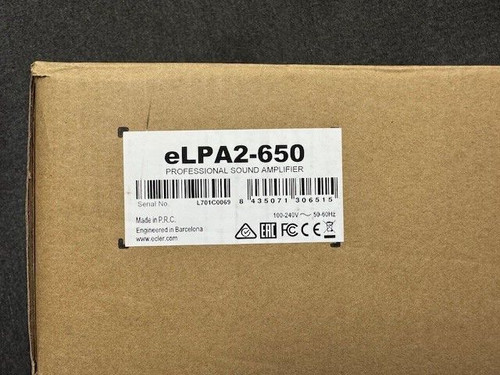New ecler elpa2 - new,