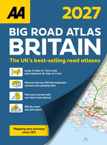 Big road atlas britain 2027 - aa,