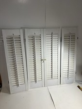 White Louvered Bi-Fold Shutter