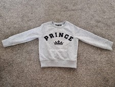 Dolce & Gabbana Prince Embroidered Crown Logo Sweatshirt Baby Top Age 2 24Months