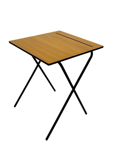 Folding exam desks wooden - desks,,
