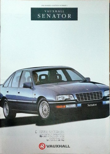 Vauxhall senator brochure 1991 - vauxhall,