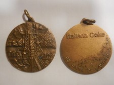 medal 25 years of work petrol fuel italian coke