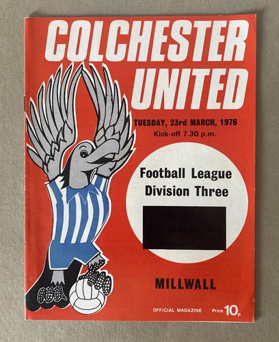 Colchester united millwall - v,