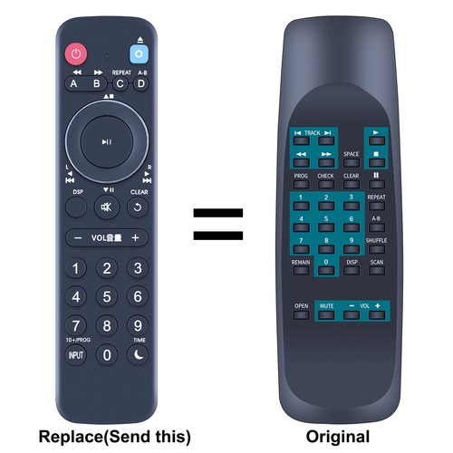 Replace remote control for - remote,