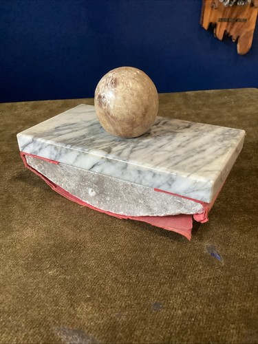 Large antique marble ink - antique,