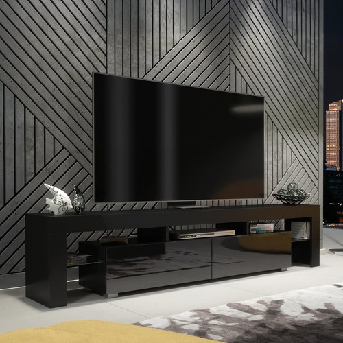 Stand 200cm matt - matt, black