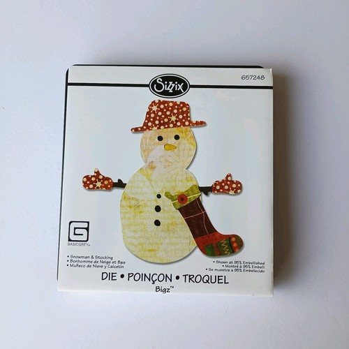 Sizzix bigz die snowman - die,