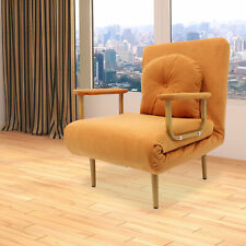 Convertible Sofa Bed Foldable Sofa Chair Bed Folding Sofa Bed Orange Living room