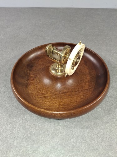 Vintage ships wheel brass - ships,