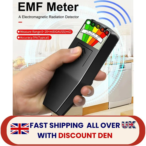 Led emf meter magnetic field - meter,