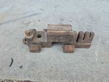 Vintage QUEEN Cast Iron Sickle Bar Square Chain Breaker 45RB Swage Block Riveter