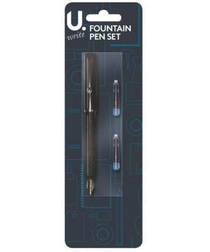 Fountain pen blue - pen, ink