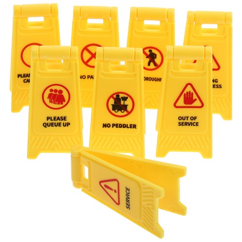 Pcs road sign models warning - sign,