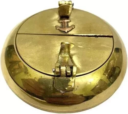 Handmed vintage brass ashtray - handmed,