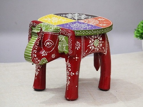 Carved wood red multi - wood, elephant