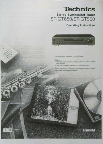 Technics gt650 gt550 - st-gt650,