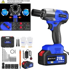 1/2" 2000NM HIGH TORQUE IMPACT WRENCH BRUSHLESS CORDLESS BATTERY IMPACT GUN KIT