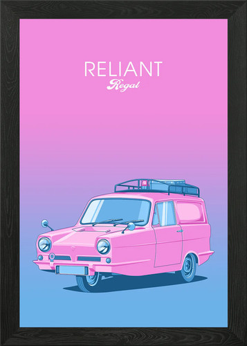 Reliant regal pink framed - regal,
